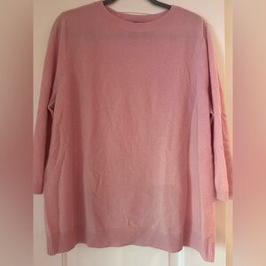 Pink Talbots Cashmere Sweater